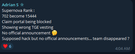 BagCalls's tweet photo. To put the cherry on top, the team had to make sure that airdrop participants were eliminated from their top 15,000 leaderboard and could not qualify for an $RVV airdrop.

Thousands of people woke up to find that their ranks had been updated, as the team added 15,000 bot accounts that would receive the $RVV instead. 

I pulled up these photos just moments ago from their TG. This is the entire community speaking.