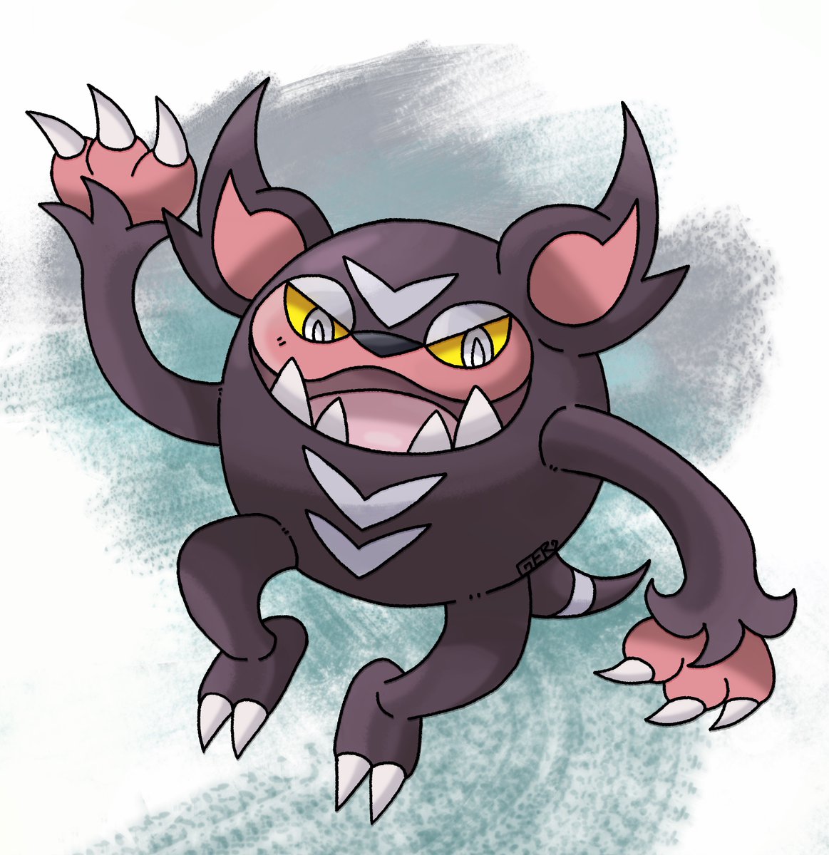 😱👿Thylabite🌫️😱

A pure Dark-Type, "They love scaring away any living being with their ear-piercingly loud screeches. They are known to knock down trees with just one shriek and then use their powerful jaws to chew on them."