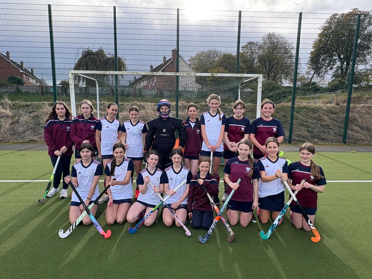 Our 1st year hockey teams hit the pitch for their first-ever league matches against Ursuline Thurles and came away with one win and one loss — a solid start to their journey! 
The win showed their determination and teamwork, while the loss offered valuable lessons and experience.