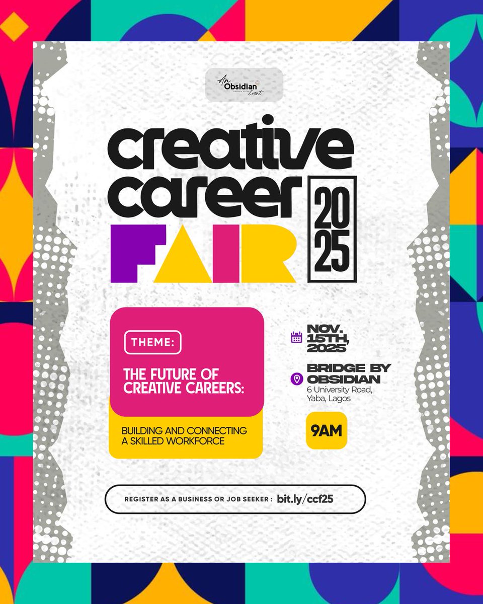 The future of work is creative, and it starts with people who have the skills, passion, and drive to build what’s next.

This year’s theme, “The Future of Creative Careers: Building and Connecting a Skilled Workforce,” focuses on helping both businesses and talents grow stronger