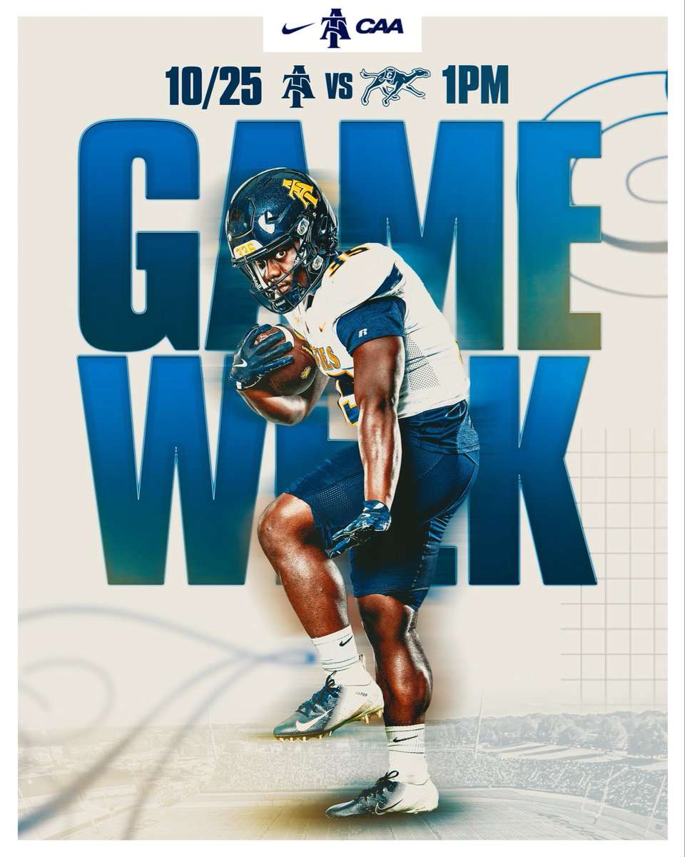NCATFootball's tweet image. It’s Game Week…Campbell up next ⏳

#AggiePride | #PoundTheStone | #CAAFB