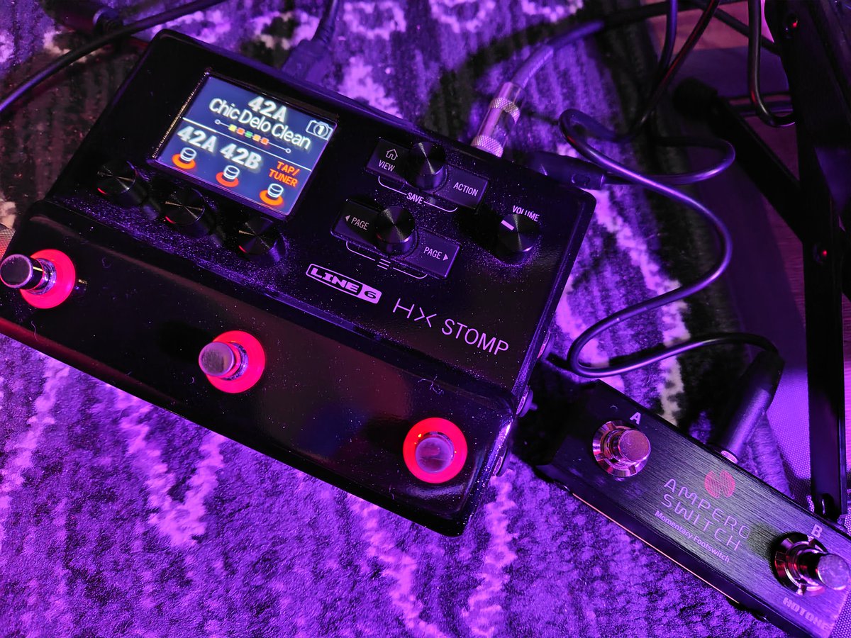 人類の3大発明のひとつ HX Stomp🎸✨