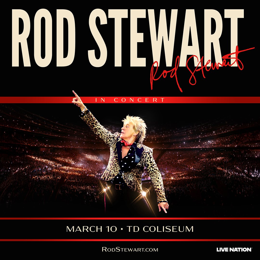 JUST ANNOUNCED: Rod Stewart is coming to TD Coliseum on March 10!

Tickets on sale October 24 at 10am.
🎟️  bit.ly/4o09MB8