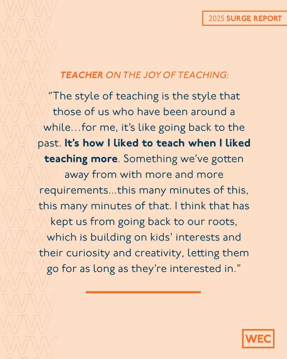 Beyond student outcomes, what is the impact of a program on educators themselves?

Our SURGE Final Evaluation Report for Milwaukee Public Schools uncovered a powerful emergent finding: the program helped teachers rediscover their passion for the profession. (1/4)