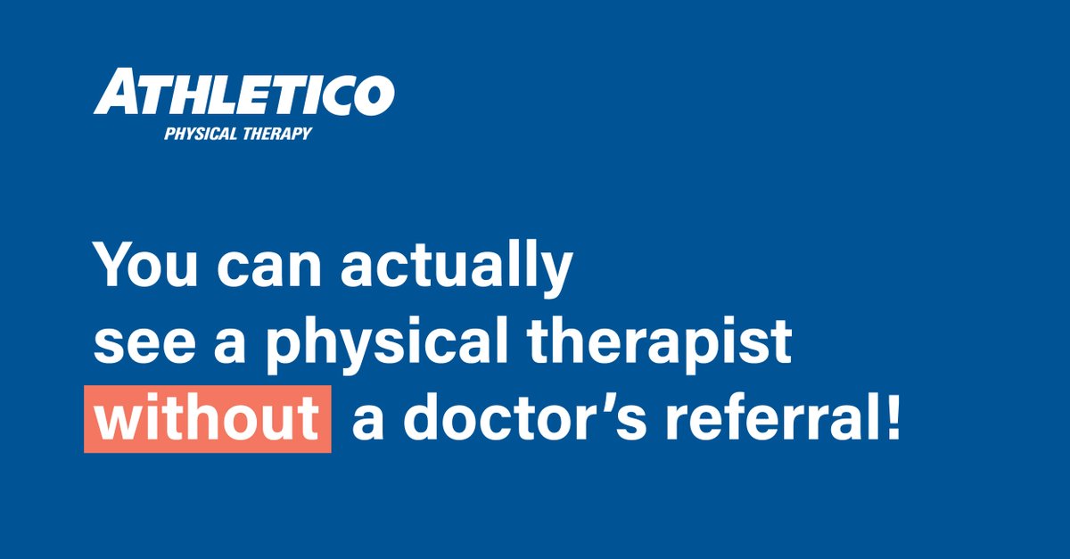Athletico's tweet image. That’s right! #DirectAccess means faster care, less waiting, and a quicker start toward a pain-free future. ✨#PTMonth

Book your free assessment today and take the first step toward Future You. 💙ow.ly/Py4i50XekQq