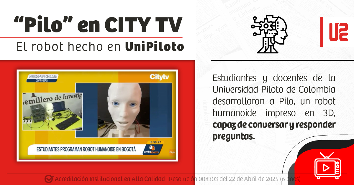 UPilotoOficial's tweet image. 🤖 ¡Orgullo UniPiloto!
Robot humanoide impreso en 3D, capaz de conversar y responder preguntas. 🧠💬

📺 Fue presentado en CityTV como ejemplo de innovación educativa.

👉 unipiloto.edu.co/robot-humanoid…

#UniPiloto2025 #Robótica #Innovación #OrgulloPiloto #CityTV #Ingeniería