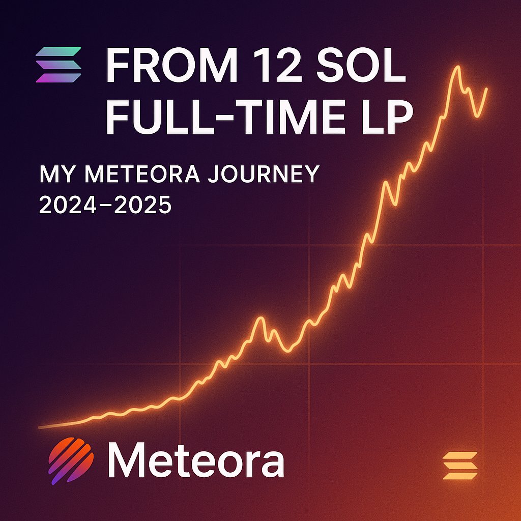 从 12 SOL 到全职 LP 我的 Meteora 之旅 2024-2025