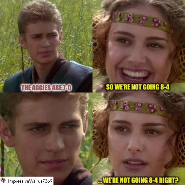 RedditCFB's tweet image. Battered Aggie Syndrome is a hard thing to shake.