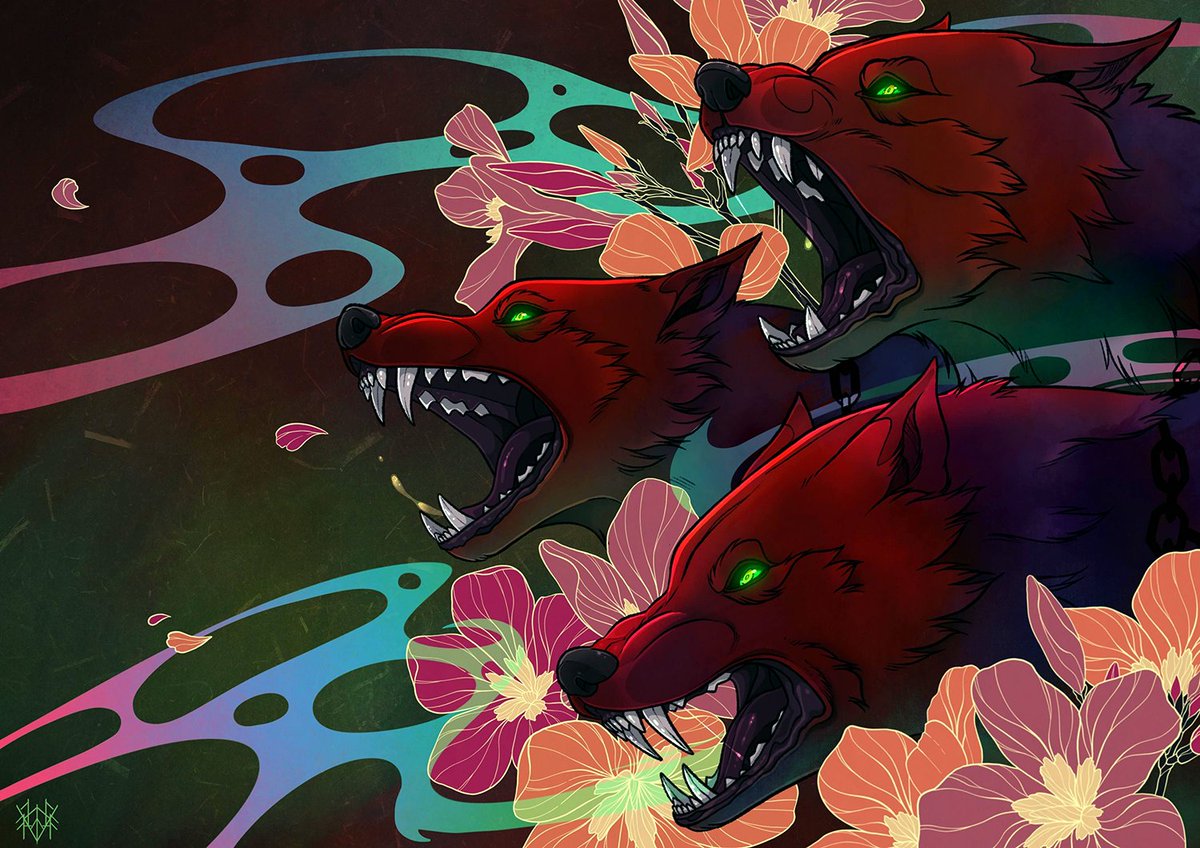 Cerberus

Bit of #hades2 fanart I managed to do whilst in hospital! 💚