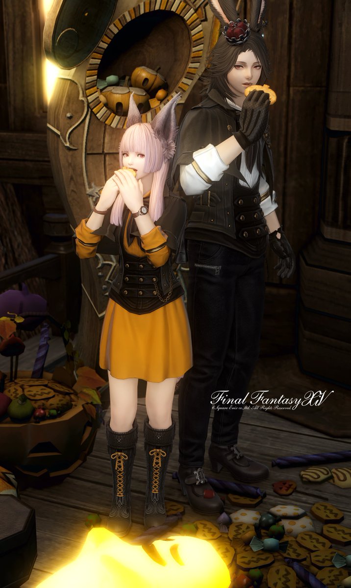 おはよー！
守護天節の会場のこの場所大好きなんだー🎃

#FF14