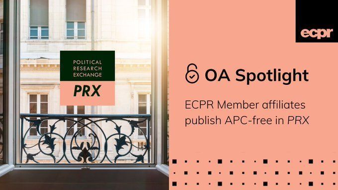 ECPR's tweet image. 🔓 #OAWeek Spotlight!
📖 ECPR is committed to open scholarship
📔 Authors from ECPR Member institutions publish APC-free in @PRXjournal
🧡 Researchers in emerging regions may qualify for waivers or discounts
👉 Submit your work to PRX: tandfonline.com/journals/prxx20
#ECPRMemberPerks