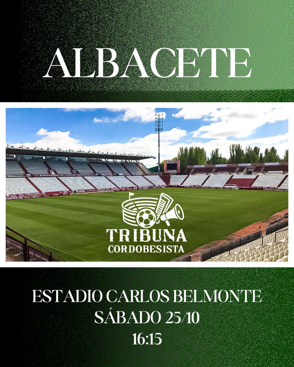 🗞️ 𝑻𝑹𝑰𝑩𝑼𝑵𝑨 𝑪𝑶𝑹𝑫𝑶𝑩𝑬𝑺𝑰𝑺𝑻𝑨 𝑽𝑰𝑨𝑱𝑨 𝑨 𝑨𝑳𝑩𝑨𝑪𝑬𝑻𝑬

🚍 Primer desplazamiento para apoyar al equipo y, seguramente, tomar notas de cara a futuras entregas... 👀📝