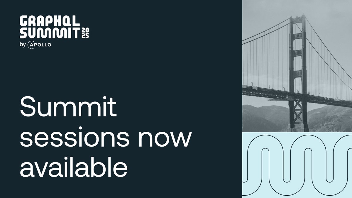apollographql's tweet image. The GraphQL Summit 2025 session playlist is live! 🌟
Catch the talks you missed or revisit your favorites 👉 youtube.pulse.ly/fnuss1ijka
#GraphQLSummit #ApolloGraphQL