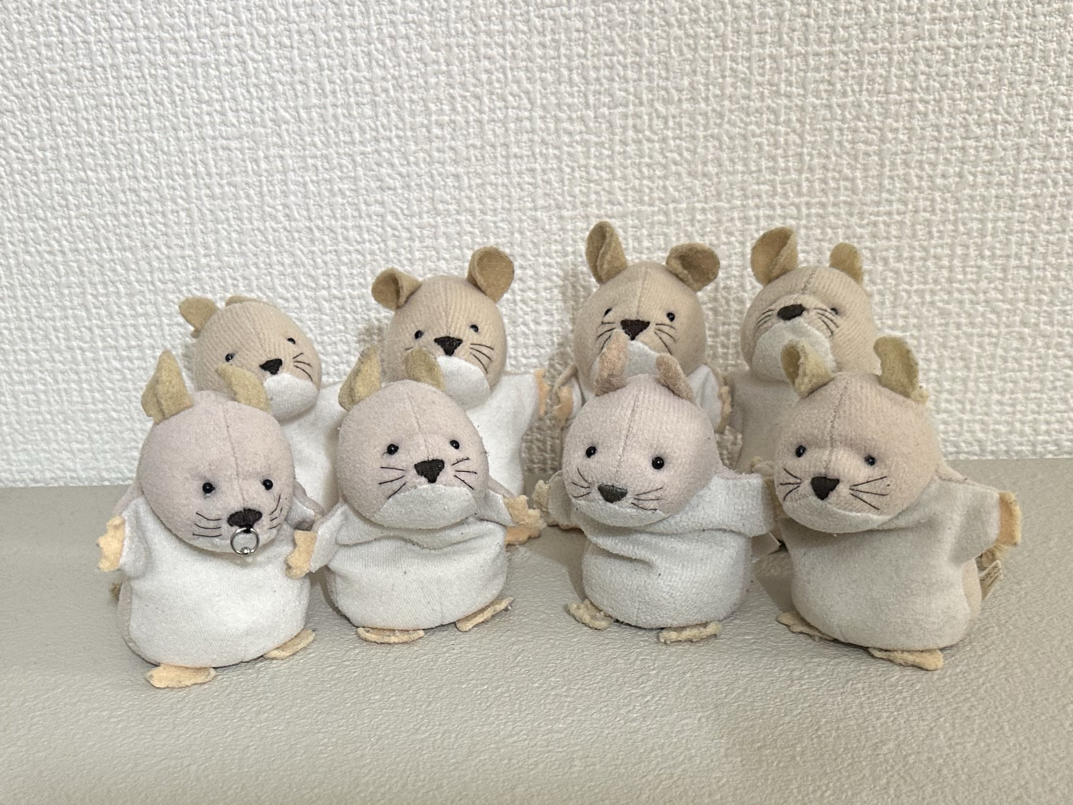 nick nack 　ニックナック　お手玉　ぬいぐるみ　ネズミ 希少】 ニックナック ネズミ お手玉 ぬいぐるみ KNICK KNACK S.A.