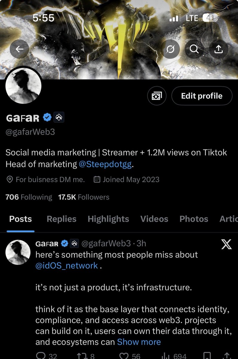 gafarWeb3's tweet image. Nothing feels better than seeing your work turn into real impact.

Real happy with all the work i’ve put into ;

- Myself 

- Steep[.]gg

- MetroLabs 

I’m still building and working on improving my skillset, but i’m proud of what i’m doing so far🤝.