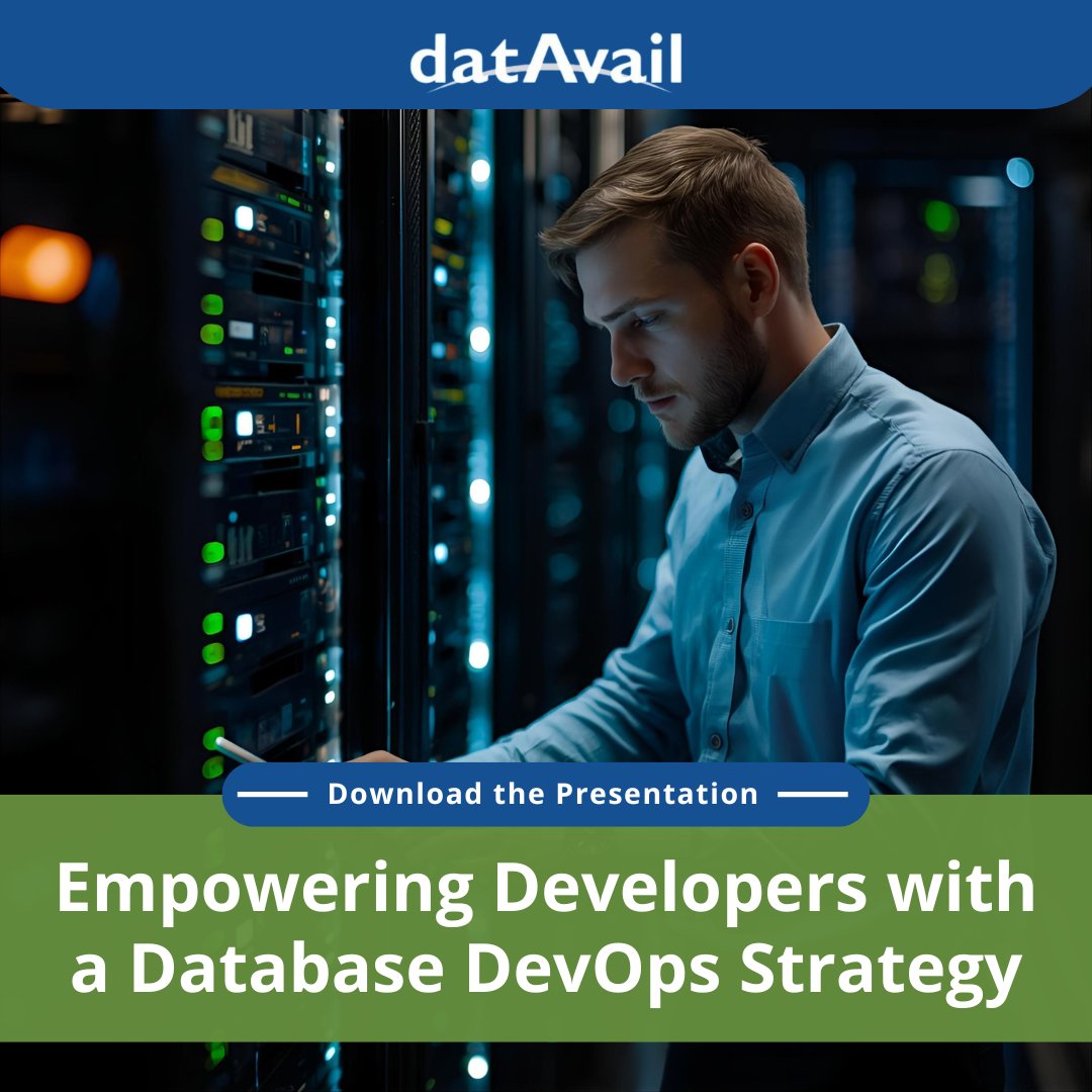 datavail's tweet image. Strong Dev & DB collaboration drives faster delivery. Discover how #DatabaseDevOps improves quality, boosts productivity & modernizes development. Learn more: datavail.com/resources/empo…
#DevOpsStrategy #AppModernization #DeveloperProductivity #SoftwareDevelopment