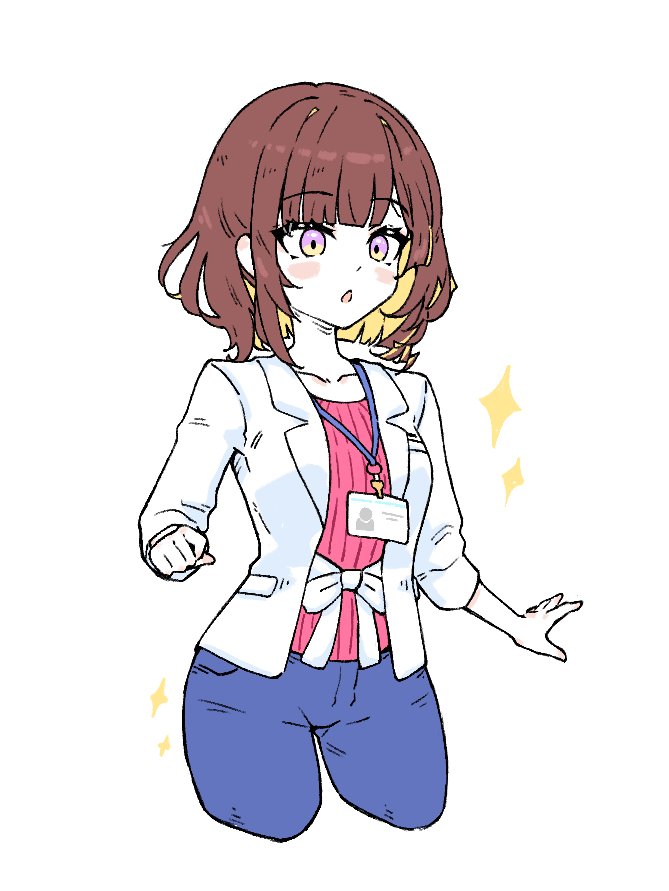 inktober day 20: familiar outfit
#昼ホロ #井月みちる #holoAN