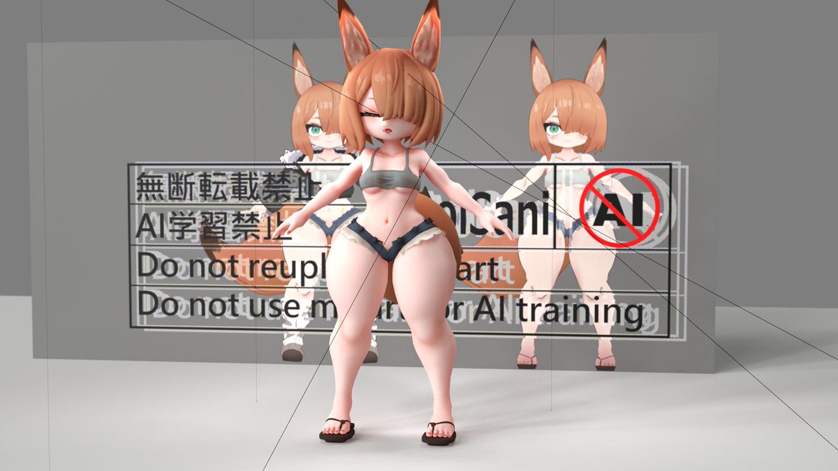 #blender #b3d #oc #wip   
Day 5 of modeling new oc. 
Try adding more details and setting to make the skin better
And seriously I am think the last result will not get the amount of attentions of day becuase the funny algorithm🙃