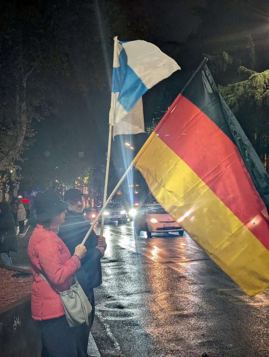 Marika Mikiashvili 🇬🇪🇺🇦🇪🇺 (@mikiashvili_m) on Twitter photo Flags of Finland and Germany as signs of deep gratitude, solidarity, and apology to <a href="/elinavaltonen/">Elina Valtonen</a> and <a href="/Diplo_Peter/">Peter Fischer</a>.
<a href="/FinlandinSC/">Finland in South Caucasus</a> <a href="/GermanyDiplo/">GermanForeignOffice</a> <a href="/AussenMinDE/">Johann Wadephul</a>
The Georgian Dream, as a Russia enabler with sanctions evasion and establishing tyranny, must be dealt with Flags of Finland and Germany as signs of deep gratitude, solidarity, and apology to <a href="/elinavaltonen/">Elina Valtonen</a> and <a href="/Diplo_Peter/">Peter Fischer</a>.
<a href="/FinlandinSC/">Finland in South Caucasus</a> <a href="/GermanyDiplo/">GermanForeignOffice</a> <a href="/AussenMinDE/">Johann Wadephul</a>
The Georgian Dream, as a Russia enabler with sanctions evasion and establishing tyranny, must be dealt with