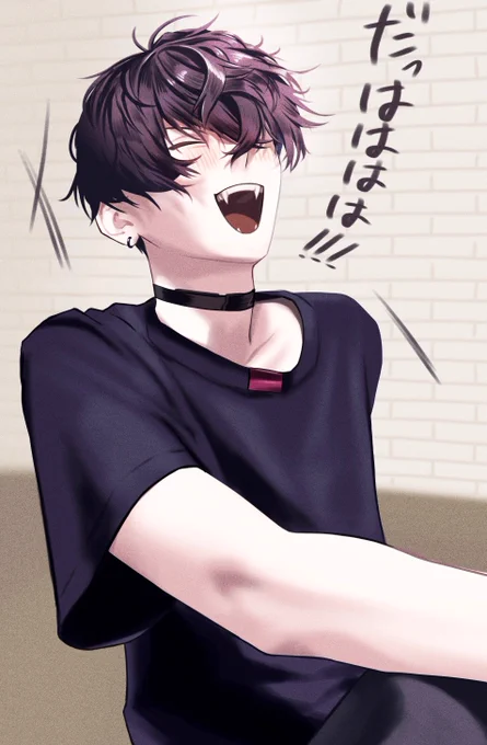 推しの爆笑を描くと健康に良いらしい