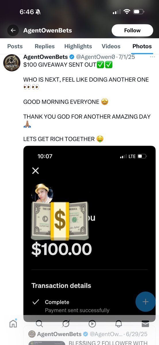 Looking out for scams tweet media