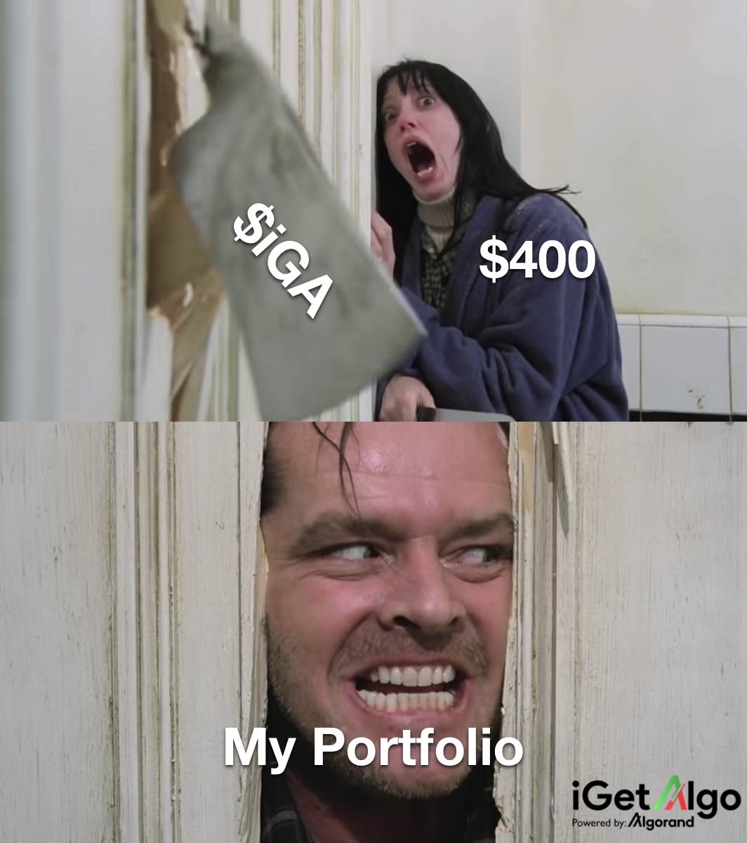iGetAlgo's tweet image. GM! $iGA x $ALGO
