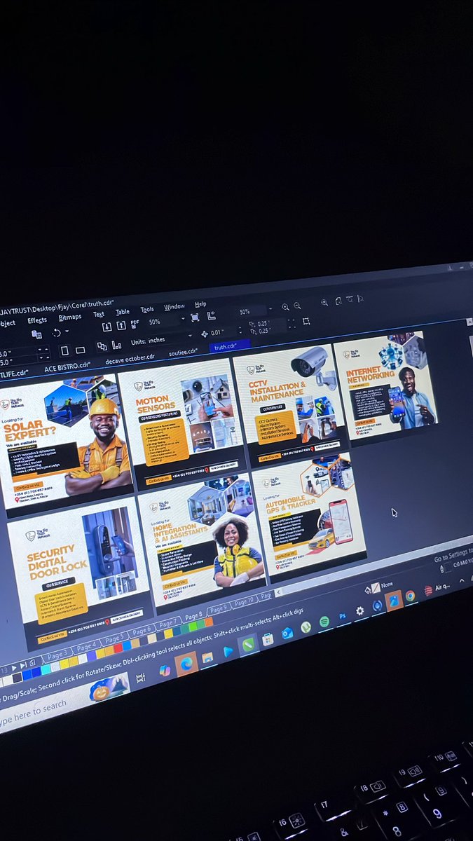 designbyfjay's tweet image. Smart designs for smart solutions ⚙️💡
A full creative set for a tech brand clean, bold, and functional.
What do you think about this design set? I’d love to hear your feedback 👇
#Designer #CreativeCommunity
#GraphicDesigner #Branding #BrandIdentity