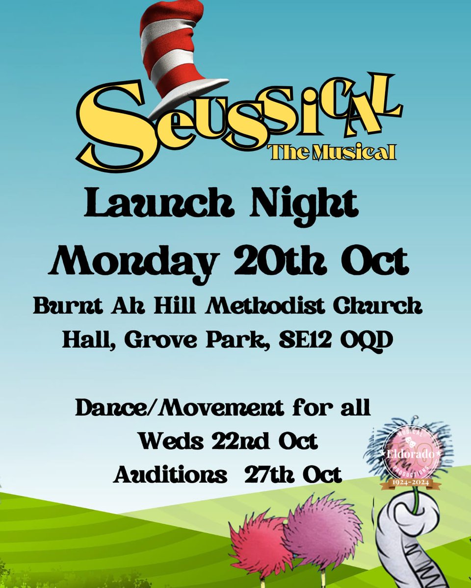 Seussical Launch Night - TONIGHT at 7.45pm - mailchi.mp/64021f5004fd/t…