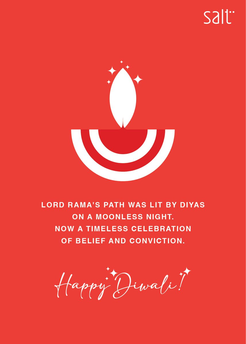 When Lord Rama, Sita, and Lakshman returned to Ayodhya after years of exile, people lit the way for them on a moonless night. That simple act of belief turned darkness into light.

#PowerOfBelief #IdeasWithPurpose #CuriousSalt #Marketing #Advertising #AgencyLife #HappyDiwali
