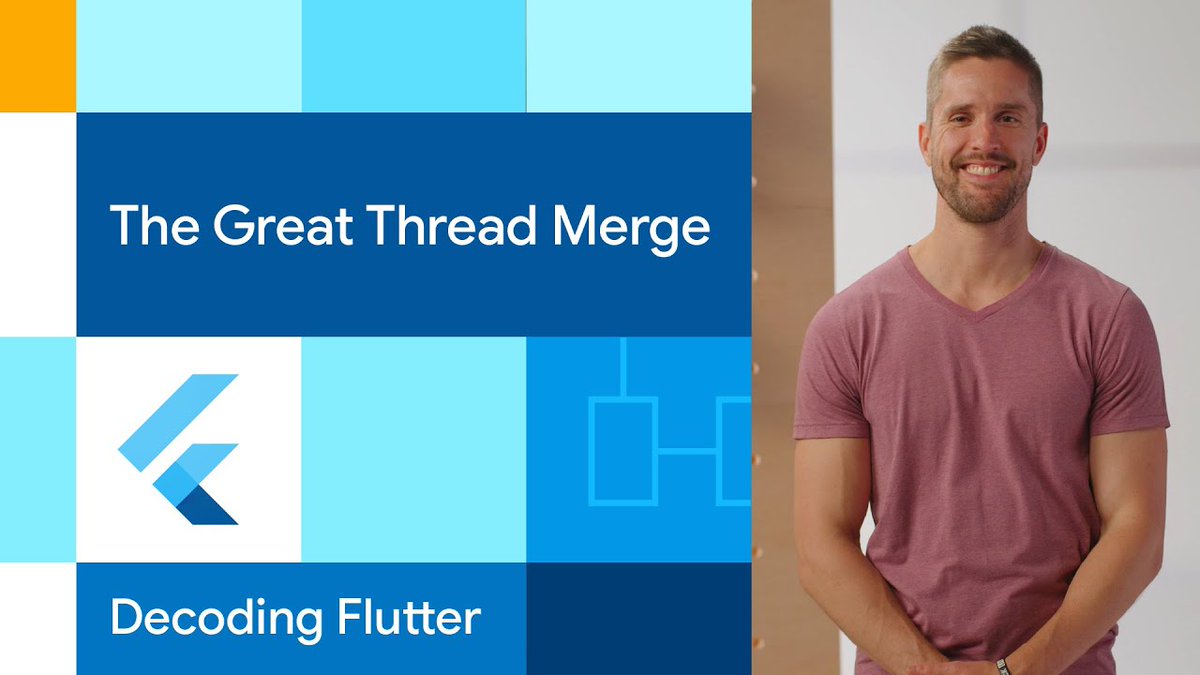 FlutterDev's tweet image. Dive deep into Flutter's thread merge, a fundamental shift in the engine design to enhance native interoperability → goo.gle/46VD4uE
Learn the benefits for plugin authors, how it can simplify your widget definitions, and what this means for a smoother dev experience 🤩