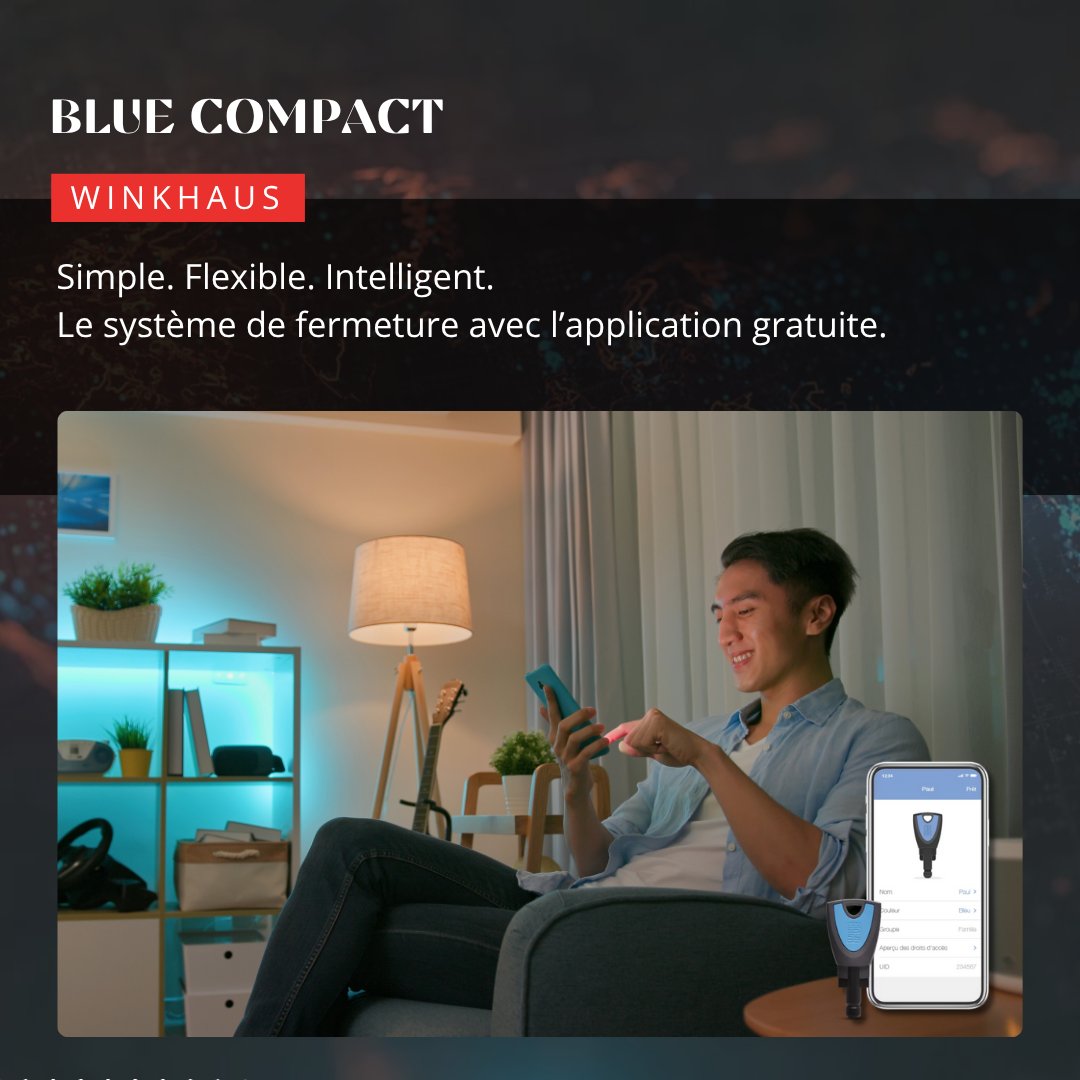 SecuriTec_lu's tweet photo. Aujourd'hui: Winkhaus blueCompact. Simple. Flexible. Intelligent. Le système de fermeture avec l'application gratuite.   SecuriTec - Mat Sécherheet fir Iech do.  #Winkhaus #blueCompact #Sicherheit #SmartHome #Zutrittskontrolle #Sicherheitslösung #CosySeason https://t.co/B7Z1JVsqKZ