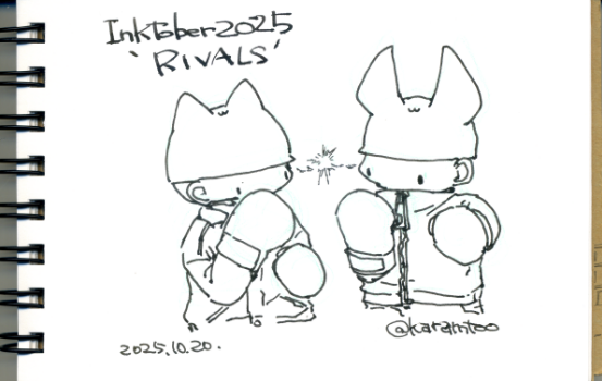 karamt00's tweet photo. #inktober #Inktober2025 
分かりづらい https://t.co/DXI2JeNV4z
