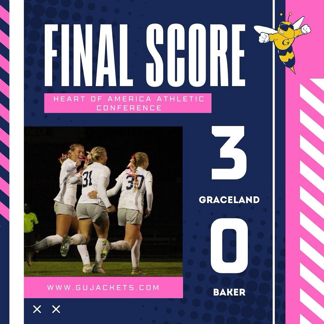 Graceland_wsoc's tweet image. W on a special night! 🩷🎗️