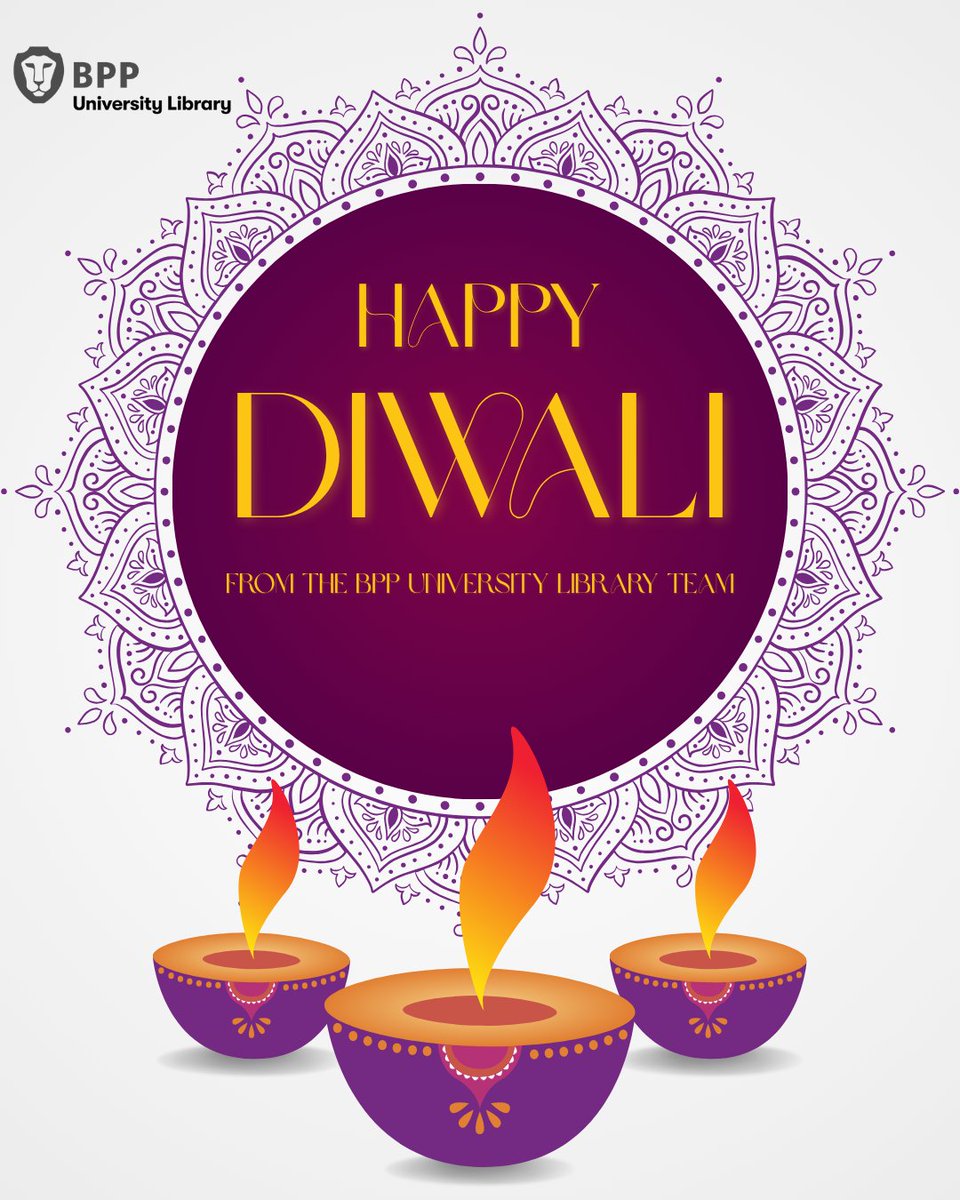 BPP University Library Services (@bpplibrary) on Twitter photo Happy Diwali from the BPP Library Team! 🎉 We wish all BPP students celebrating Diwali a Diwali filled with joy, peace, and prosperity. <a href="/BPPStudents/">BPP Students' Association</a> #Diwali2025 Happy Diwali from the BPP Library Team! 🎉 We wish all BPP students celebrating Diwali a Diwali filled with joy, peace, and prosperity. <a href="/BPPStudents/">BPP Students' Association</a> #Diwali2025