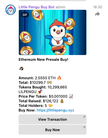 At the rate people are scooping $LILPENGU from the stage 1 pre-sales, not sure this stage is gonna last for 2 more hours... and this is Chinese prime hour too! 🔥

Can't wait for $RWA/$LILPENGU listing asap 🤩