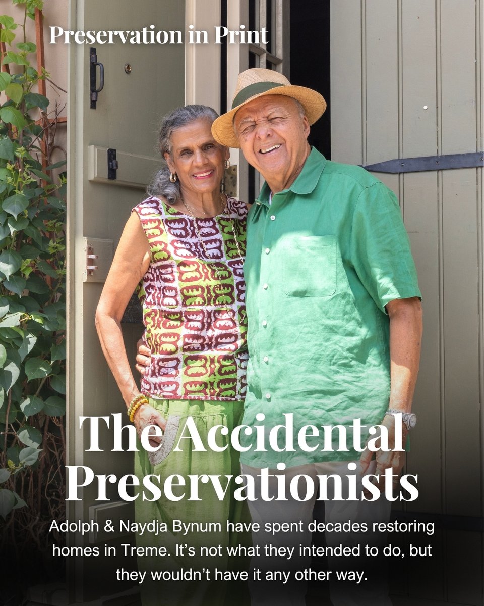 Adolph and Naydja Bybum have called Tremé home for decades now. Learn about these accidental preservationists, their projects and how they've given back to Tremé at prcno.org/meet-tremes-ac…
