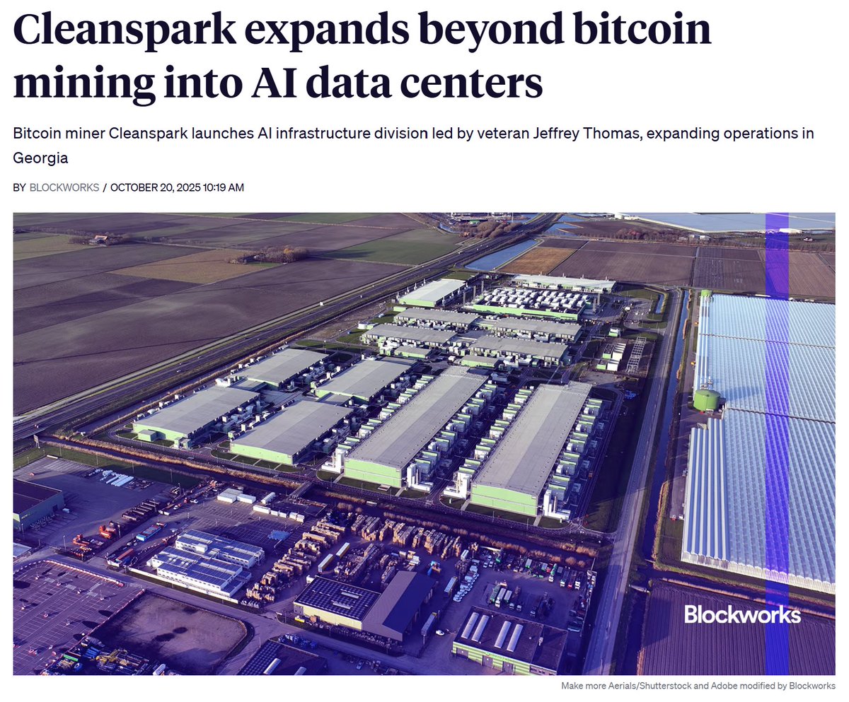 Cleanspark launches AI data center unit, hiring Jeffrey Thomas to lead  expansion beyond bitcoin mining