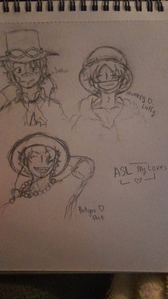 Leto_st4r's tweet photo. I have a new obsession :D
Have asl brothers
#onepiecefanart #sabofanart #acefanart #luffyfanart #onepiece https://t.co/DR0huFYoUu