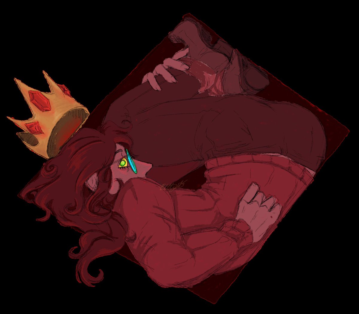 Day 20 - in the GOLB cube

they showed my death on tv for all can see . you can even stream it or pirate it if you really want to 

> #bettober #bettober2025 #bettygrof #adventuretime