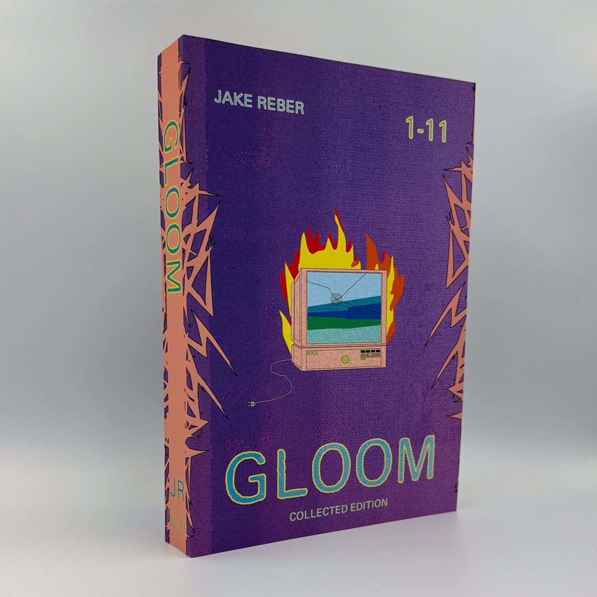OUT NOW!!!

GLOOM: COLLECTED EDITION

“Gloom is a mind-bending descent into the digital hell that we’ve created for ourselves and Jake Reber is our Virgil, guiding us through each deceptive, conspiratorial circle.”
- Mike Corrao // <a href="/ShmikeShmorrao/">Mike Corrao</a> 

: 1111press.com/gloom
