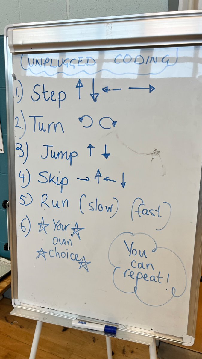 StBernardsPS's tweet image. 🤖🏃♂️ P4b took coding off the screen today with some Unplugged Coding in PE!
Coders created sequences of moves and gave precise instructions for their partners to follow- great fun with lots of  teamwork! 🎯💪
#EUCodeWeek @CodeWeekEU @DL_for_All