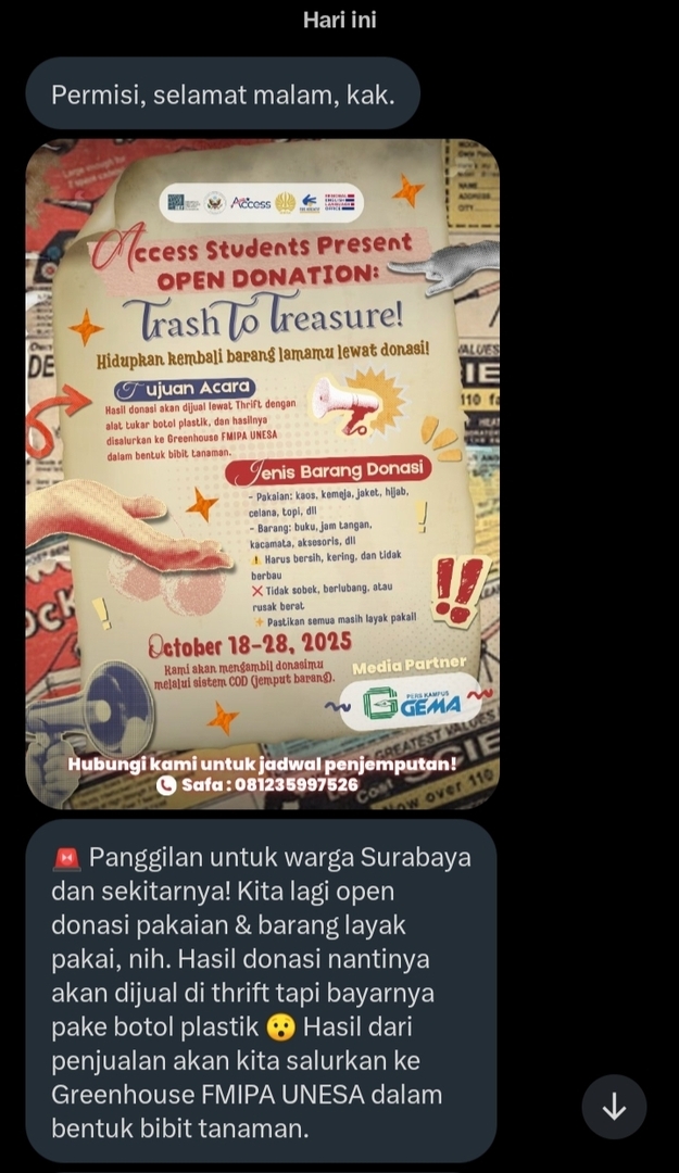sbyfess's tweet photo. Titipan -rek monggo yang mau berpartisipasi di kegiatannya https://t.co/tHBMUZUQh5