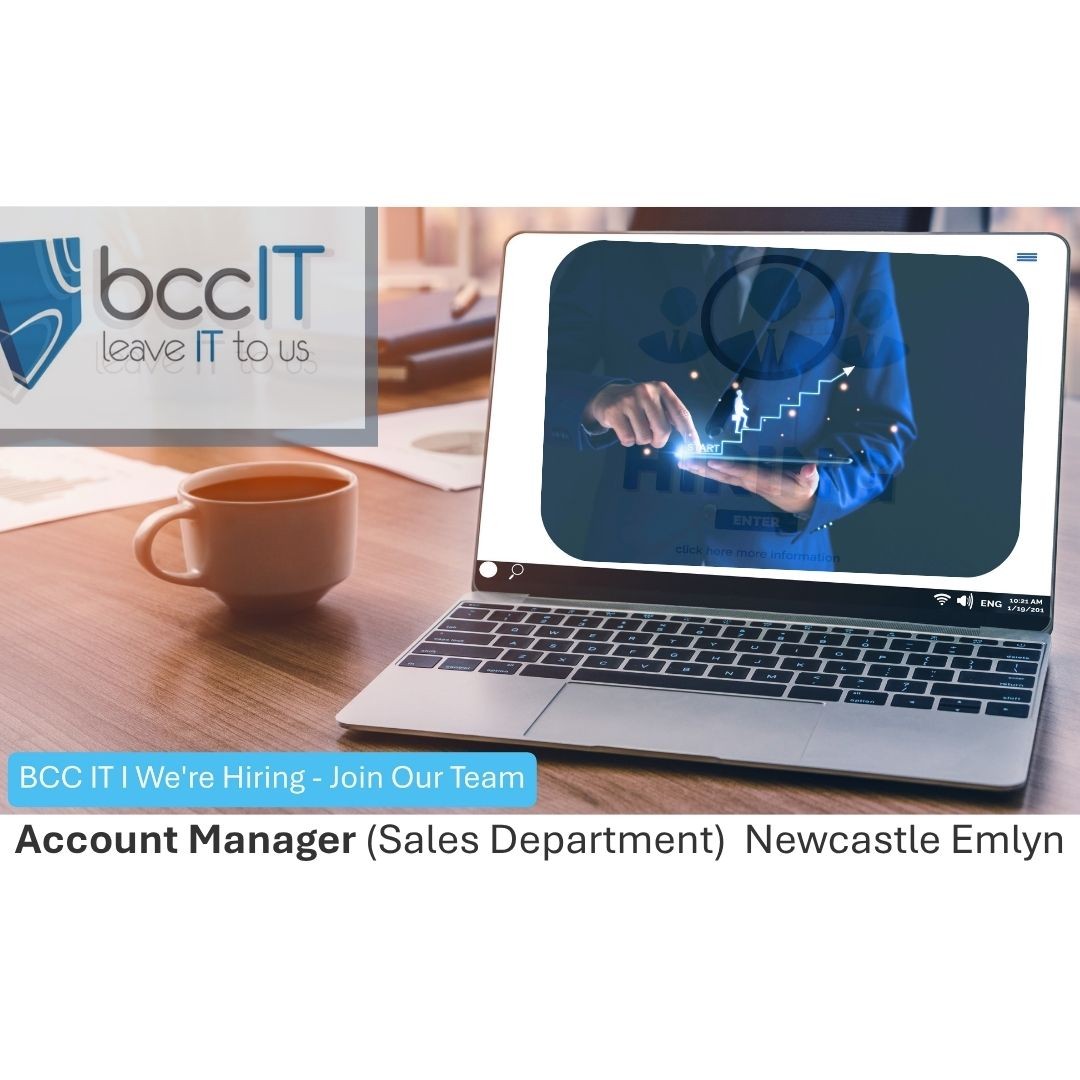 Our Sales Team are hiring an Account Manager.

Join our growing IT services team!

Apply today 👉 bccit.co.uk/vacancies/

#NowHiring #ITCareers #SalesJobs #AccountManager #BusinessDevelopment #TechJobsWales #JoinOurTeam #BCCIT #Recruitment #BusinessIT #WorkInWales