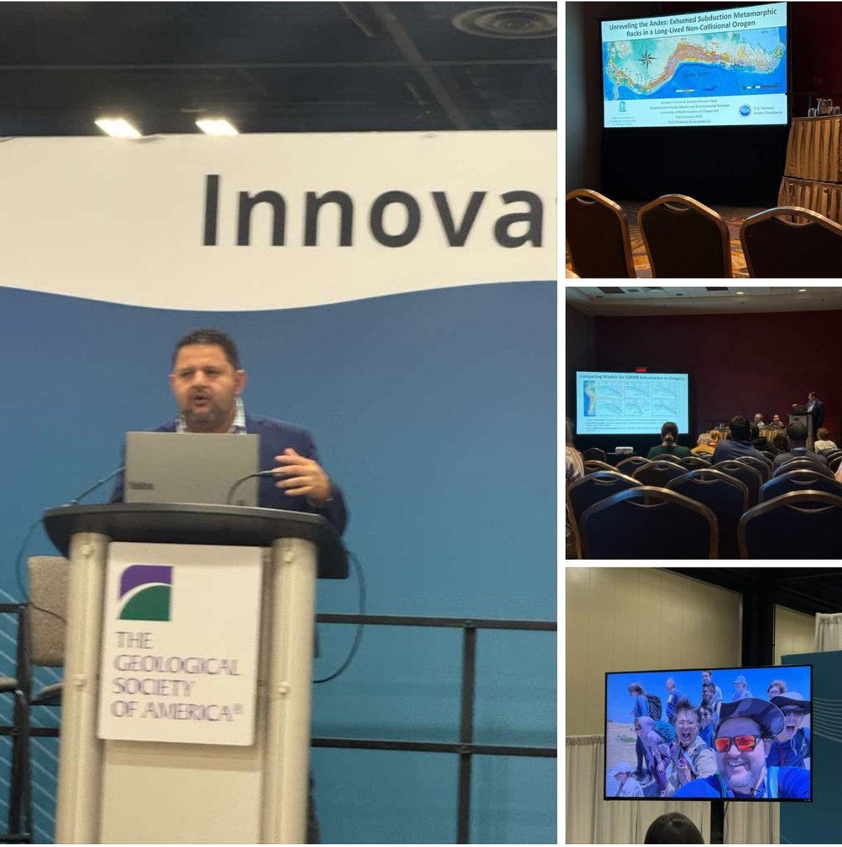 Honored to have given two invited talks at #GSAConnects2025 — one on the exhumation of high-pressure rocks in the Andes, and another reporting on the Penrose 2025 Conference on Eclogites. Grateful for the discussions, colleagues, and energy of this amazing community! 🌎⛰️🪨