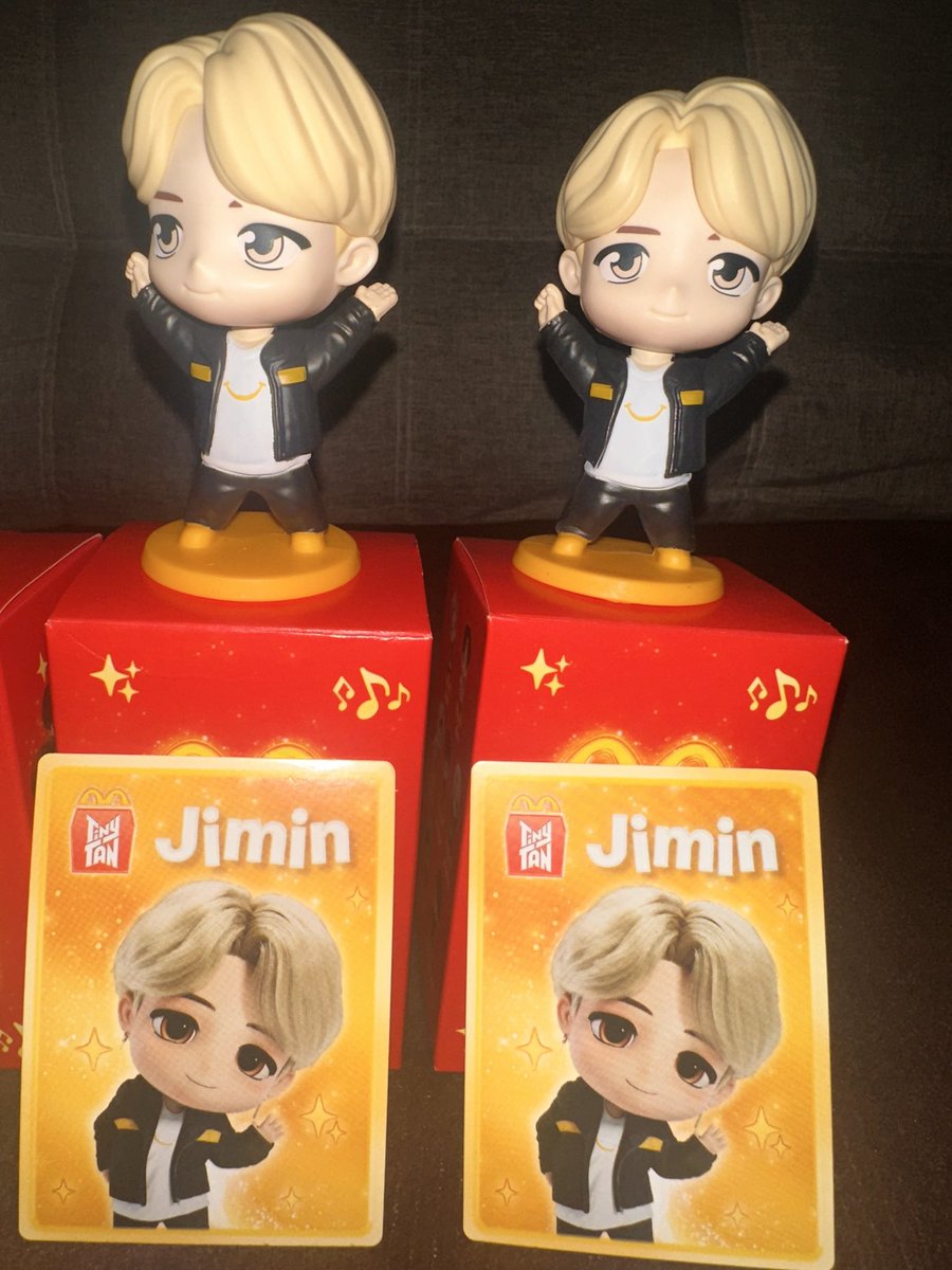 ths_frns's tweet photo. wtt Ift ph

tinytan mcdo (encore edition)

have: Jimin, Jimin

want: Jungkook or v 

rft: dupe

loc: Cavite, Dasma

looking for want to trade bts mcdo mcdonalds tinytan tiny tan happy meal https://t.co/JsFOOPc25p
