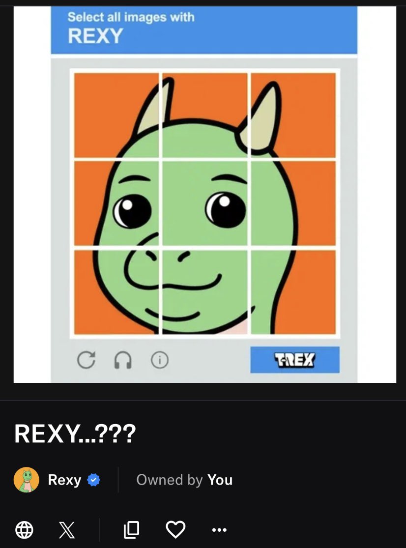 cobylc's tweet image. Just got my Rexy! Thanks @TREX_chain team🦖🦕