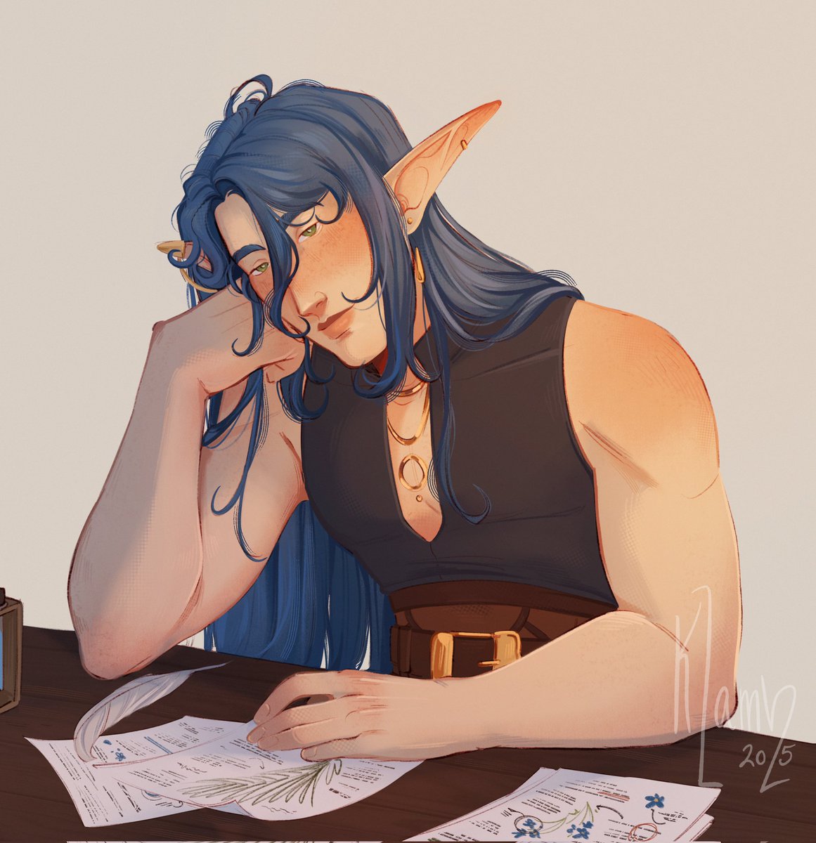 🩵;; Ezarel
He's in loooove~