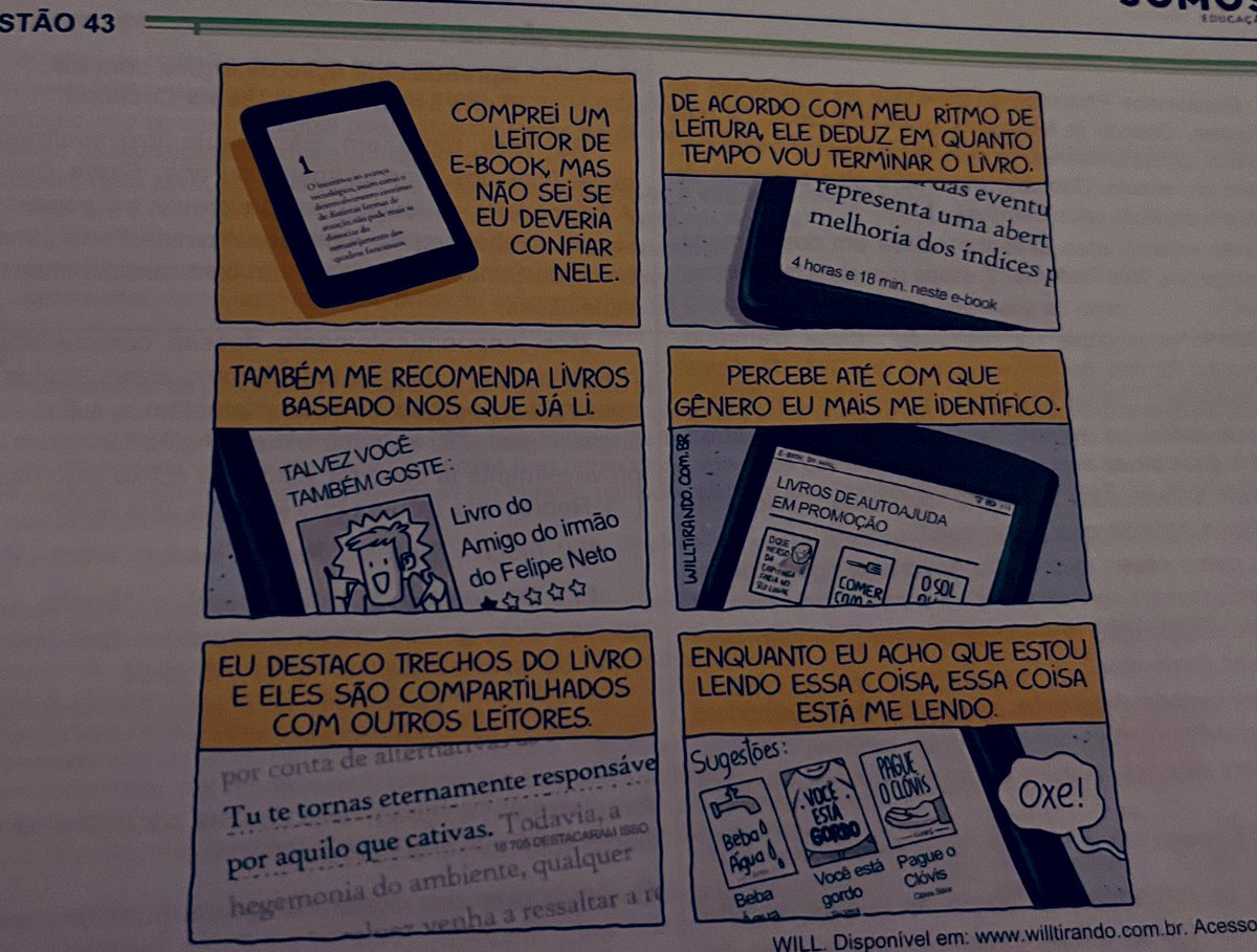 lohanamedeiross's tweet photo. “Vou encontrar o nome do Felipe Neto nesse simulado” 
Encontrei:

E é óbvio que acertei a questão, até porque eu fiquei 3 anos aprendendo isso na ESCÓCIA. https://t.co/cqUvXopaC4