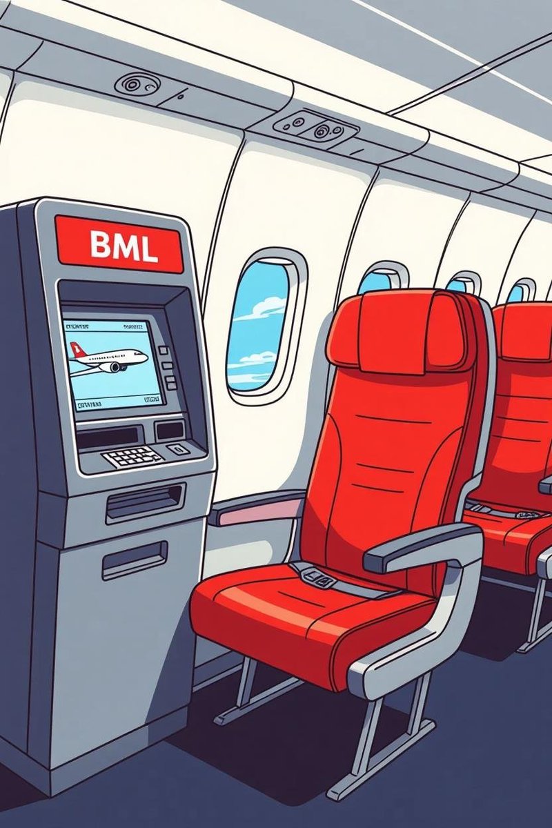 We need ATMs on flights.