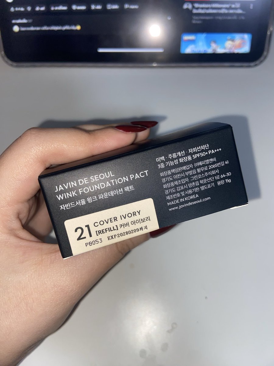 pppearrrt's tweet image. 🍒ส่งต่อ

รีฟิวคุชชั้น Javin de Seoul รุ่นwink(ตลับกลม) สีเบอร์ 21 (ไม่เคยใช้มีพัฟให้ครบ) 
280บาทรส
#ส่งต่อเครื่องสําอาง #ส่งต่อคสอ #ส่งต่อคสอมือ2 #javindeseol